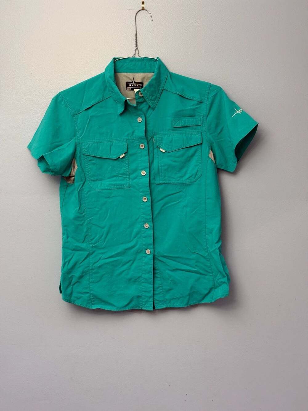 Habit Women's Solar-Factor 30+ Short Sleeve Button-Up Shirt